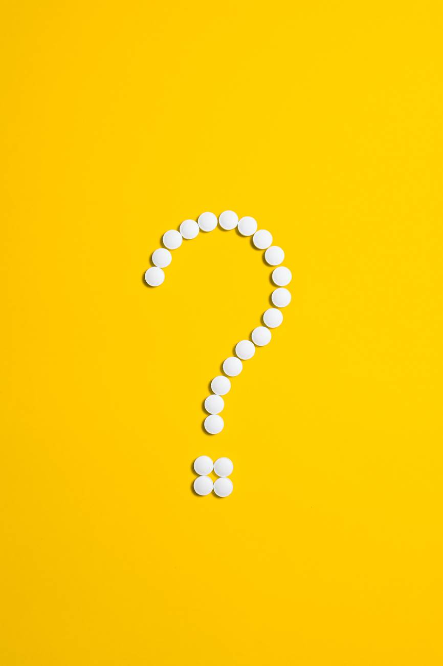 question mark on yellow background